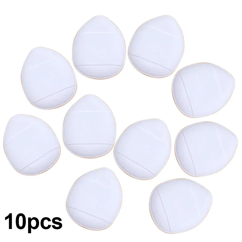 CNK 5/10Pcs Mini Finger Puff Foundation Small Air Cushion Powder Sponge Face Concealer BB Cream Cosmetic Applicator Makeup Tool
