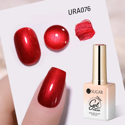 UR SUGAR 15ml Gel Nail Polish Neon Blue Red Green Pastal Nude UV/LED Soak Off No Wipe Nail Gel Polish Suitable For Summer Autumn