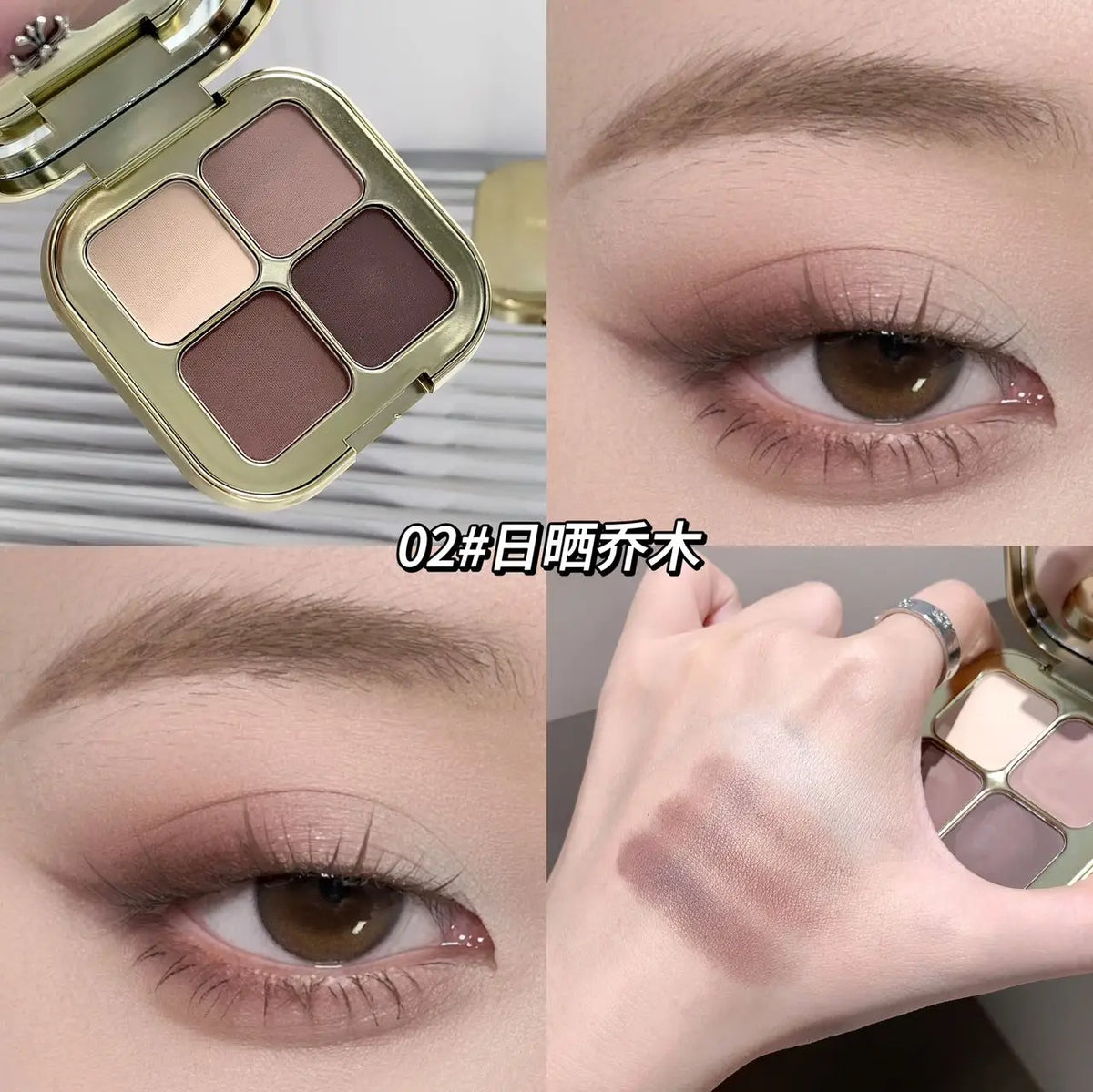 Kakashow Sunset Magic Eye Shadow Plate Pearl Matte Earth Color Korean Makeup Eye Shadow