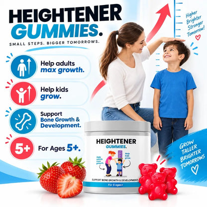Calcium Vitamin D Gummies for Kids Adults Bone Health Support with Magnesium Zinc Vitamin C K2 Heightener Daily Supplement