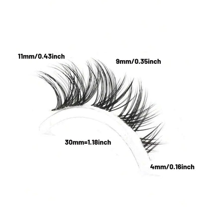 5 Pairs: Natural, Long and Slender False Eyelashes, Suitable for Everyday Party Makeup, Eye and Fairy False Eyelashes, Perfect for a Charming Look