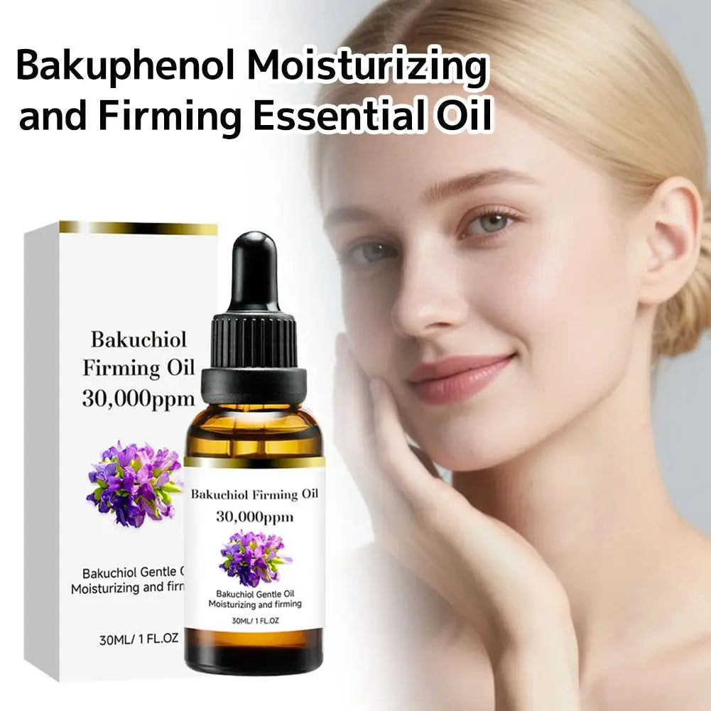 Natural Bakuchiol Facial Oil Deep Nourishing Elasticity Repair Skin Serum Hydrating Brightening Anti Wrinkle Skin Care 30ml