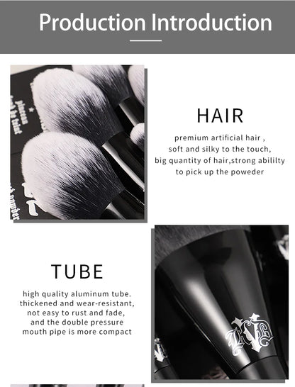 Kat Von D  Makeup Brush Set & Kit Foundation Blush Highlight Concealer Powder Sculpting Eyeshadow Brush KVD Brand Makeup Brush