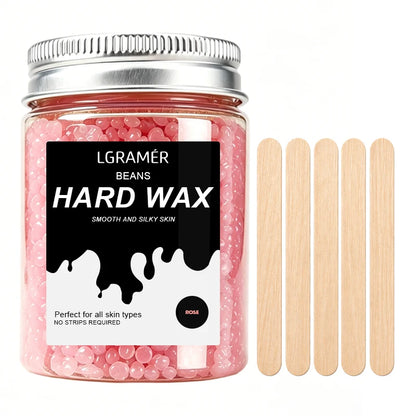 80g/380g Hard Wax Beans,Heating Hard Waxing Painless Hair Removal,Depilatory Wax Beads For Leg Armpit Full Body,Non-irritating