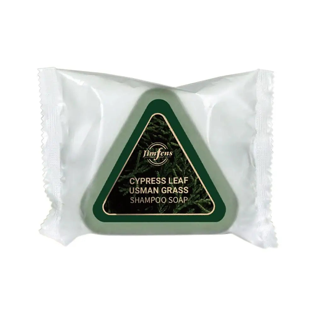 1/3/5/10PCS-120g Organic Usman Grass Herbal Solid Hair Soap Mild Formula Hair Care Multiflorum Handmade Shampoo Bar