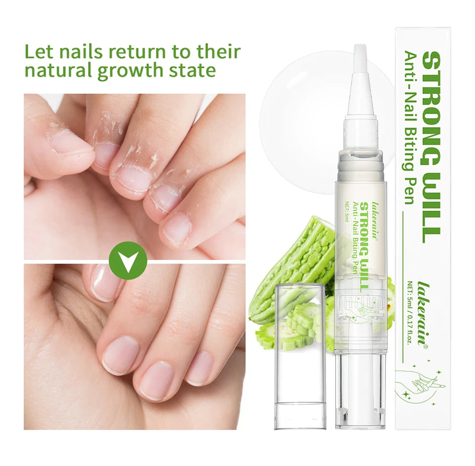 Lakerain Anti-bite Nail Pen Adult Children's Nail Protection Room Bite Bitter Nail Pen Quit Eating Finger Pen