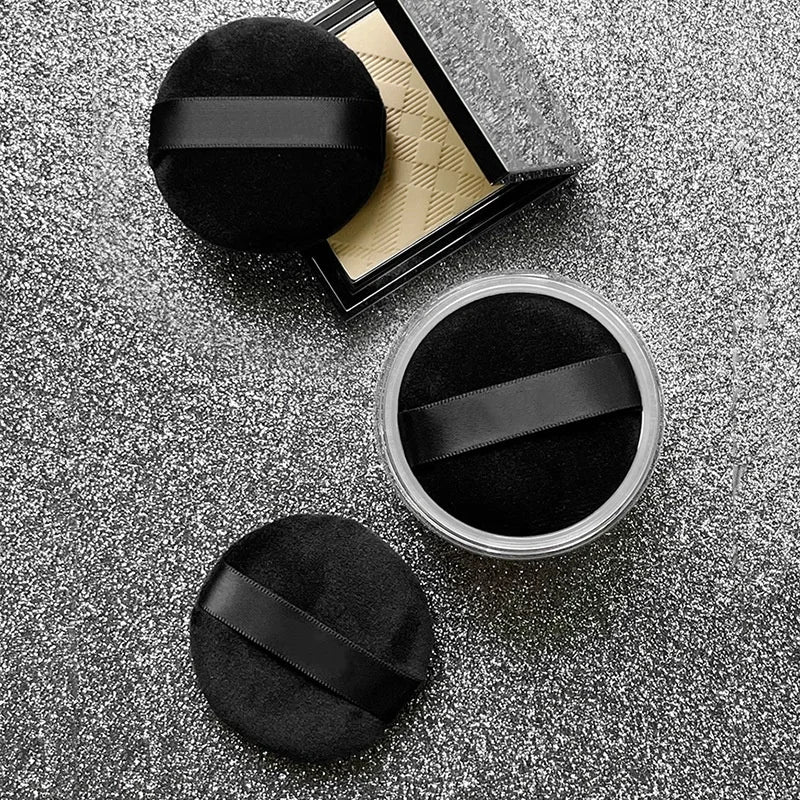 5Pcs Round Makeup Sponges Cosmetic Tools Soft Velvet Concealer Powder Puff Blender Sponges Facial Foundation Make Up Accessories