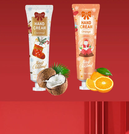 30PCS/Box Christmas Gift Box, Hand Cream in Bulk, Smooth Hand Skin, Christmas Cards and Gift Gauze Bags, Gifts for Women