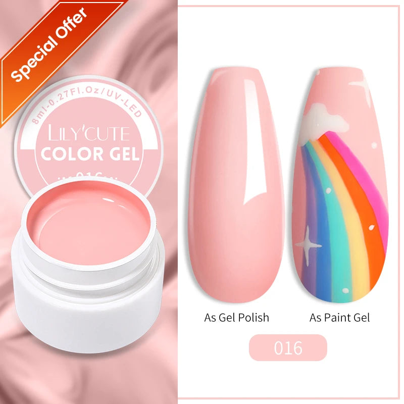 LILYCUTE 7ML Champagne Gold Reflective Glitter Gel Nail Polish Superflash Colorful Sparkling Effect For Manicure Nail Art UV Gel