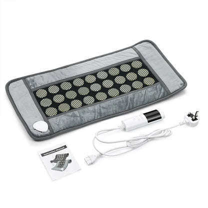 Jade Heating Pad for Period Comfort, Warm Belly Wrap with 27 Natural Jade Stones, 9 Heat Levels, 4 Timers, Washable Mat