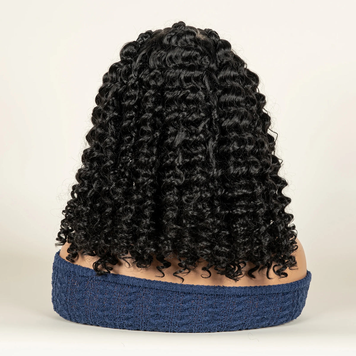 Cornrow Braided Curly Hair Wig Deep Wave Synthetic Hair Wigs with Baby Transparent 13x6 Lace Frontal 16in Hair Fits Black Women