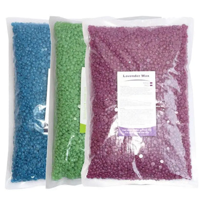 /Kuz/500g Waxing Wax Beans For Hair Removal Full Body Hot Film Hard Depilatory Wax Beads For Wax Heater Machine Hard Wax Beans