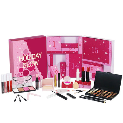 Girls Makeup Advent Calendar Surprise Blind Box 24pcs Skin Care Products Gift Box Christmas Countdown Calendar Beauty Care Set