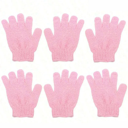 2pcs/6pcs/12pcs Reversible Exfoliating Shower Gloves, Body Scrub Gloves, ,Cleansing Tools Bath Towel Bath Products Back Scrub