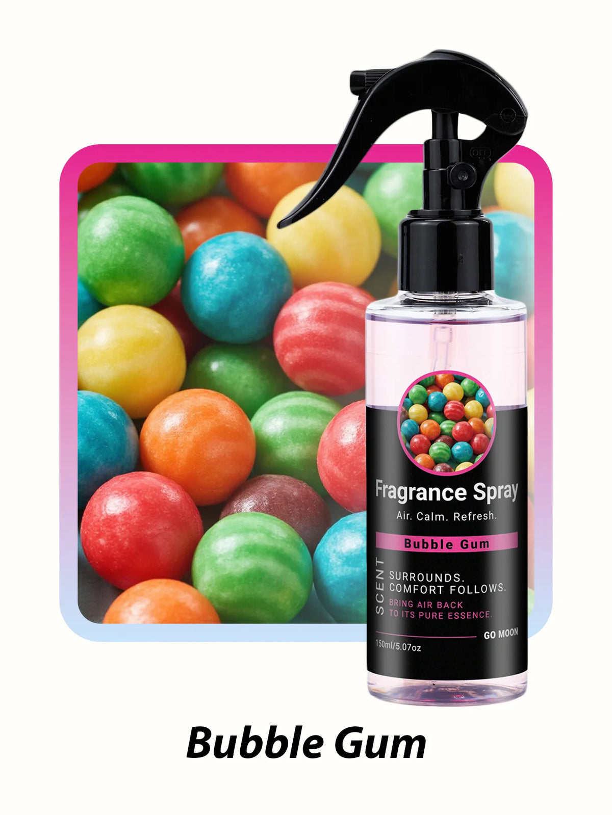 150ml Large-Capacity Fragrance Spray, Home/Car/Clothing Air Freshening Spray, 12 Scents to Choose From