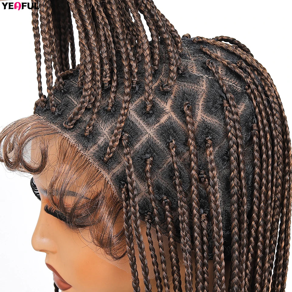 Braided Wigs Lace Front Synthetic Wig Bohemian Braided Wigs Boho Braids Wig Full Lace Braided Wigs Cheap Wigs On Sale Clearance