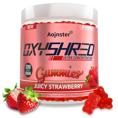 L-Carnitine Tartrate Gummies, Juicy Strawberry Flavor, Zero Added Sugar, 80 Count, Dietary Supplement for Adults