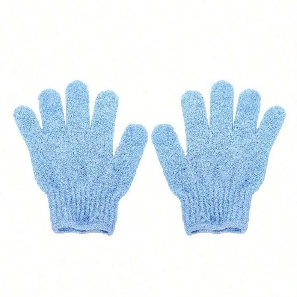 2pcs/6pcs/12pcs Reversible Exfoliating Shower Gloves, Body Scrub Gloves, ,Cleansing Tools Bath Towel Bath Products Back Scrub