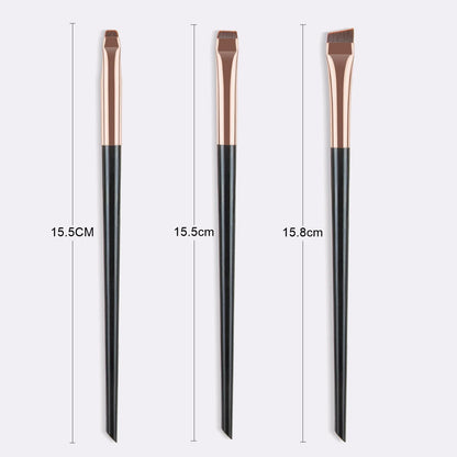Eyeliner Brush Brow Tint Brushes Eyebrow Brushes Set Fine Angled Point Angled Slanted Tinting Ultra Thin Flat Makeup Premium Eye