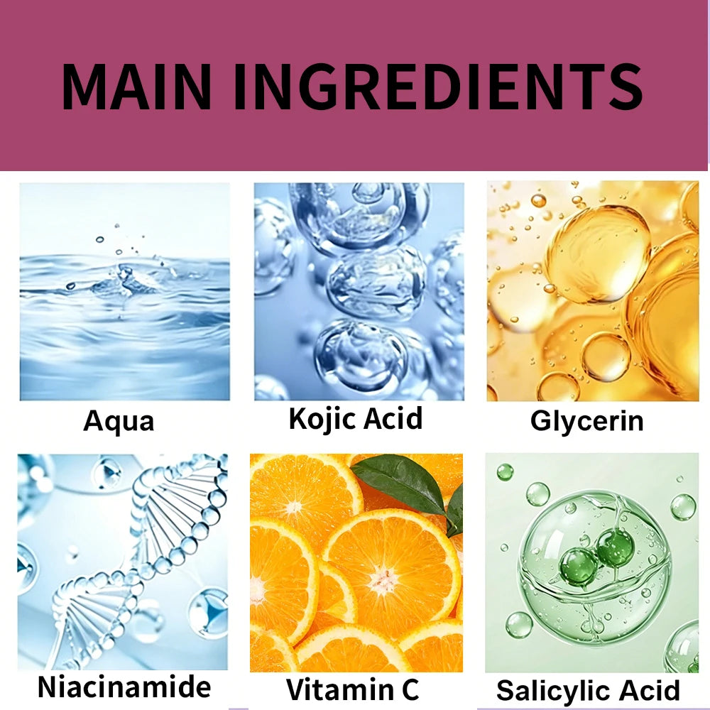 JUINHOU Niacinamide Hyaluronic Acid Face Serum Firms Deeply Hydrates Brightens Skin Improves Skin Elasticity for All Skin Types