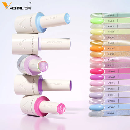 2/3pcs*10ml Venalisa Nail Gel Polish HEMA/TPO FREE Super Quality Ultra Glossy Diamond Top Coat Gel Soak Off UV/LED Base Coat