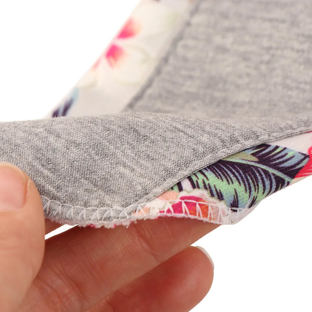 5Pcs Graphene Reusable Sanitary Pads 23CM Fast Absorbent Washable Sanitary Napkins Anti-Slip Leak Proof Nursing Pad for Women