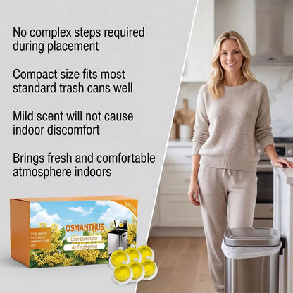 Stick On Trash Can Deodorizer Pods LongLasting Fragrance Powerful Odor Eliminator Osmanthus Lavender Self Adhesive Air Freshener