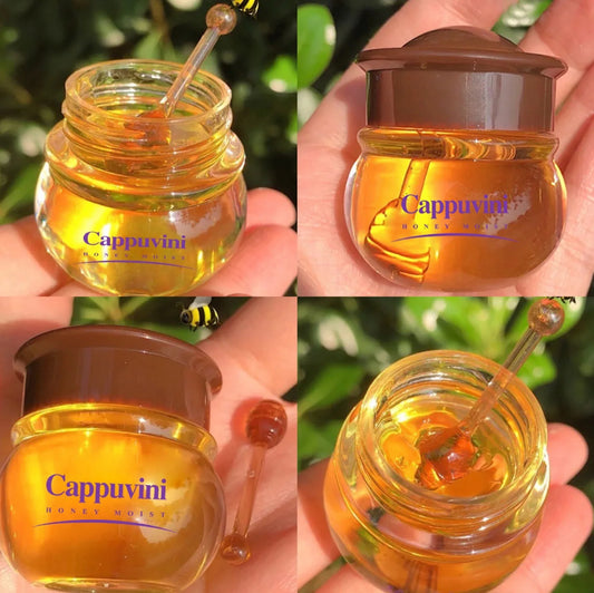 Transparent Honey Pot Lip Mask Moisturizes, Moisturizes, Lightens Lip Lines, Sleep Lip Mask, and Lip Care