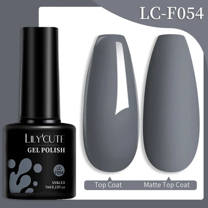 LILYCUTE 7ML 3 IN 1 Platinum Cat Magnetic Gel Nail Polish Silver Moonlight Magnetic Nail Sparkling Glitter Semi Permanent UV Gel