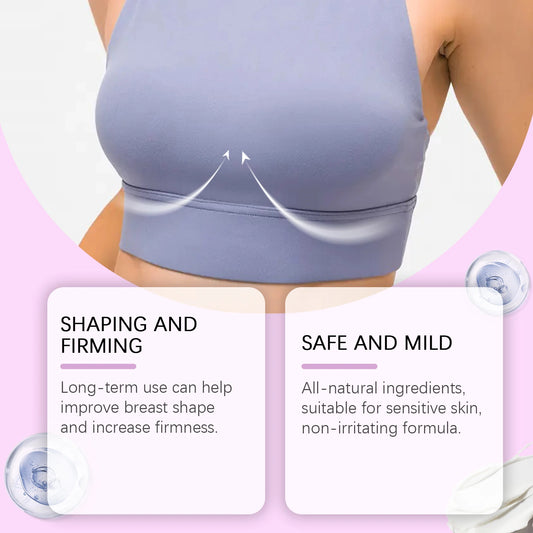 Breast Firming Care Cream, Moisturizing Massage & Nourishing Lifting Cream for Plump, Tight and Smooth Breast Skin