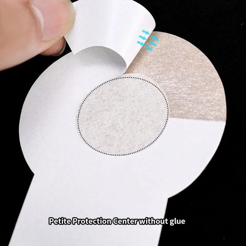 2/50Pcs Self-adhesive Nipple Cover Chest Patch Non-woven Invisible Bra Disposable Sticky Lift Breast Petals Round Flower Pads