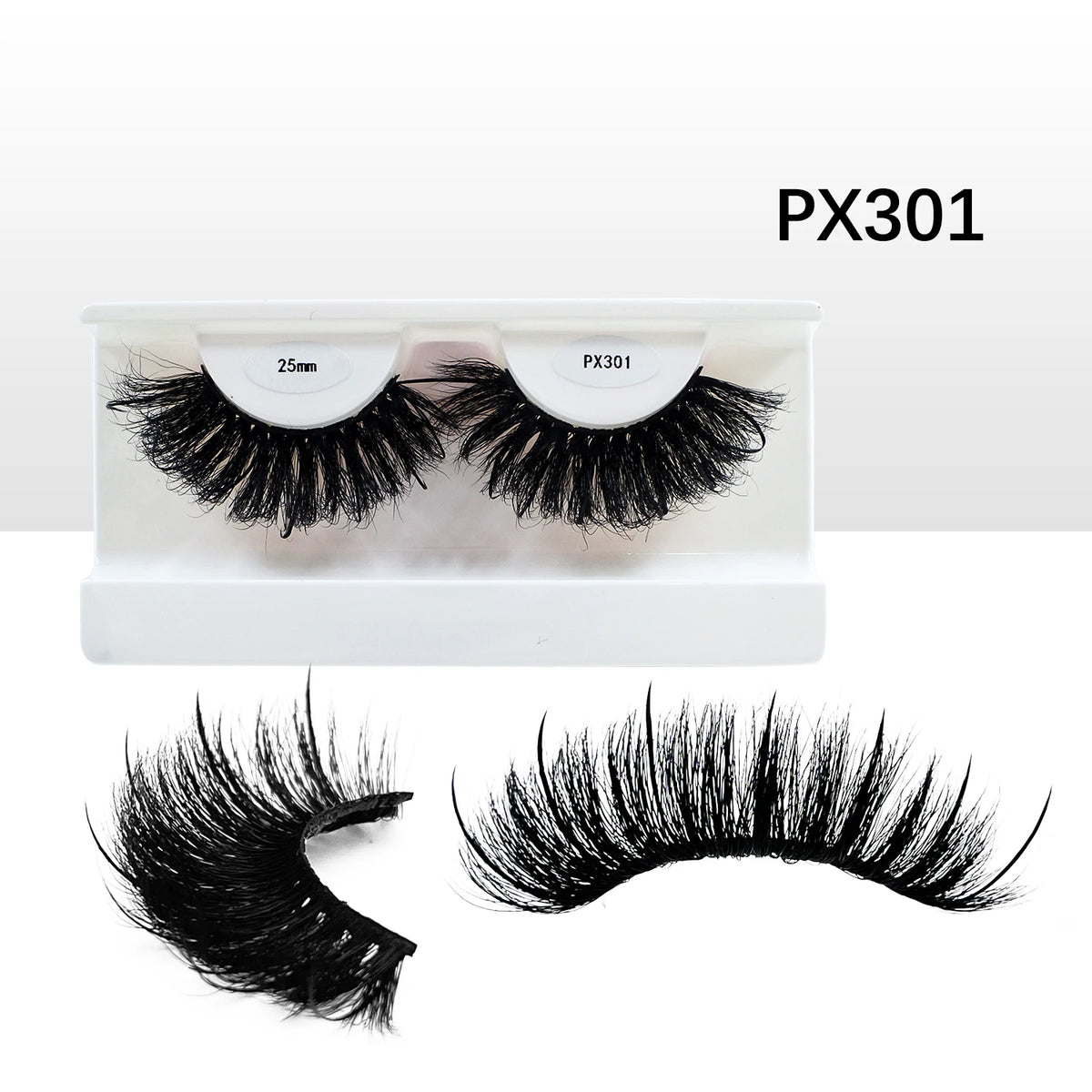 RED SIREN Full & Wispy Volume Mink Eyelashes Private Labels High Quality Eyelash Extension Effect Strip Lashes Mink Fluffy