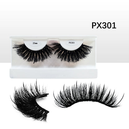 RED SIREN Full & Wispy Volume Mink Eyelashes Private Labels High Quality Eyelash Extension Effect Strip Lashes Mink Fluffy