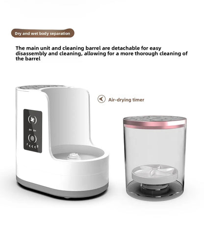 Automatic Rotating Makeup Brush Cleaner Machine Fast Drying Electric  Rubber Collar Cosmetic Clean Tools