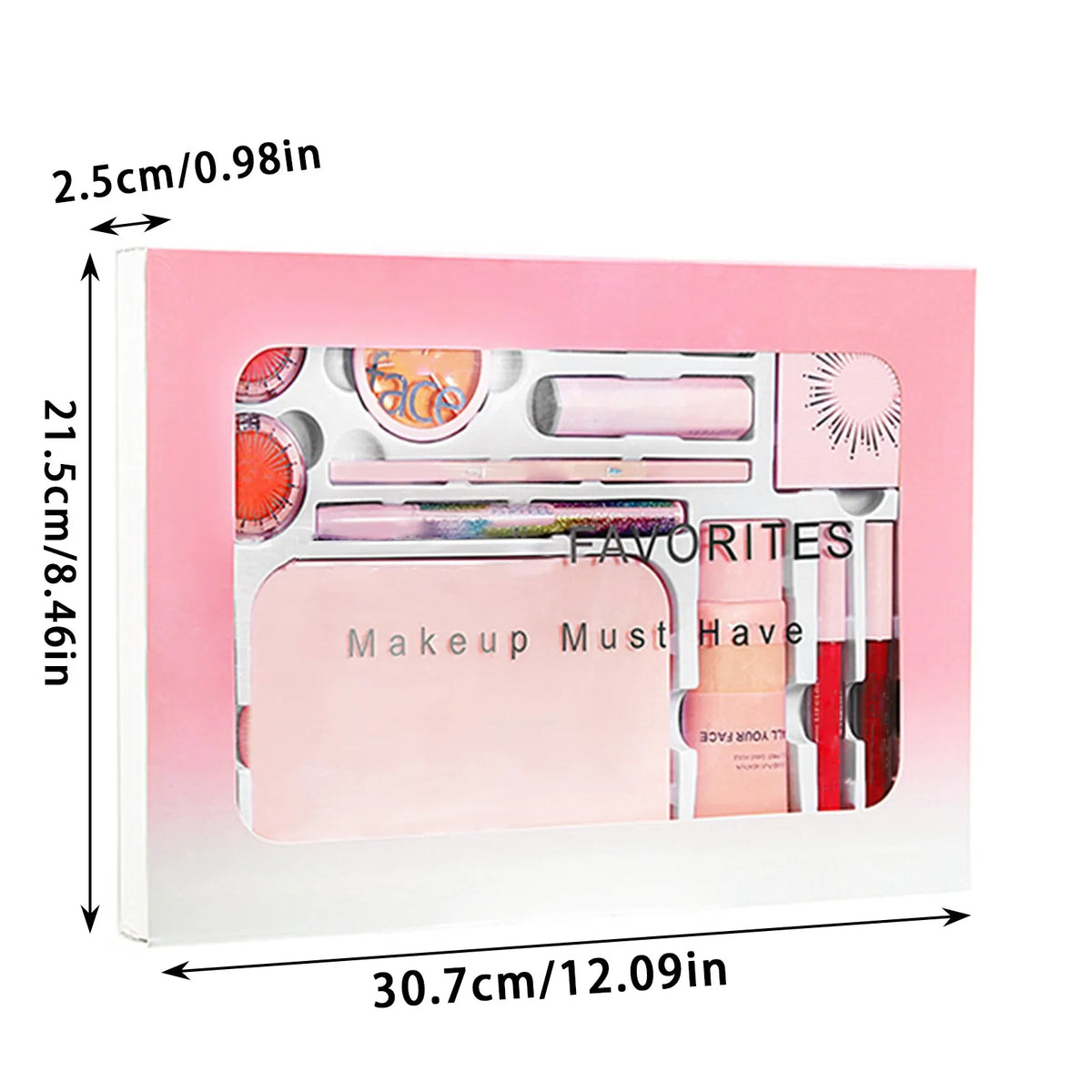 Girls Makeup Advent Calendar Surprise Blind Box 24pcs Skin Care Products Gift Box Christmas Countdown Calendar Beauty Care Set