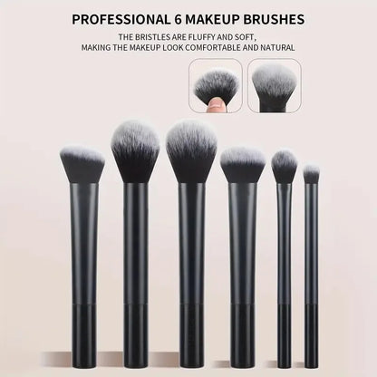 8 PCS Long‑Handle Makeup Brush Set, Multi‑Color Ultra‑Soft Brushes, Powder Blush Eyeshadow Brushes for Beginners