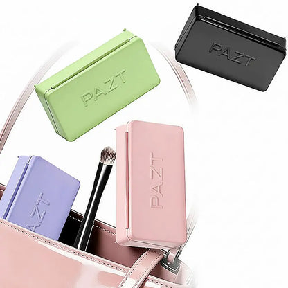 Makeup Brush Cleaning Soap Box Portable Mini Washboard Makeup Brush Cleaner With Soap For Easy Cleaning Brushes Washing Tools