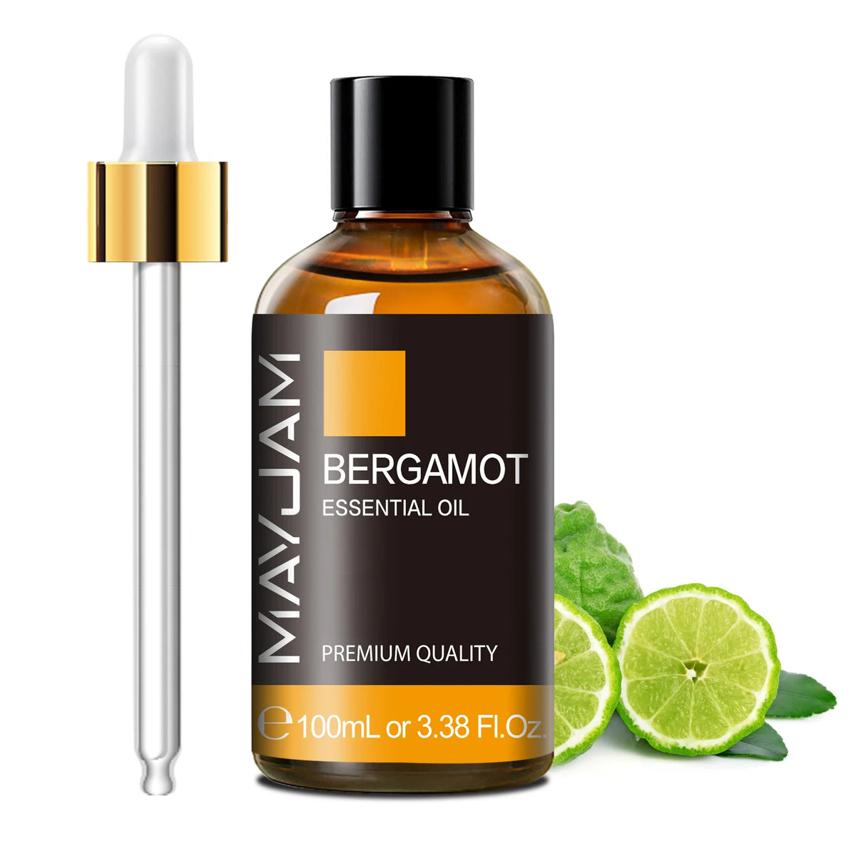 MAYJAM 100ml Pure Essential Oil with Glass Dropper, Aromatherapy Essential Oils Lavender Eucalyptus Rosemary Vanilla Aroma Oil