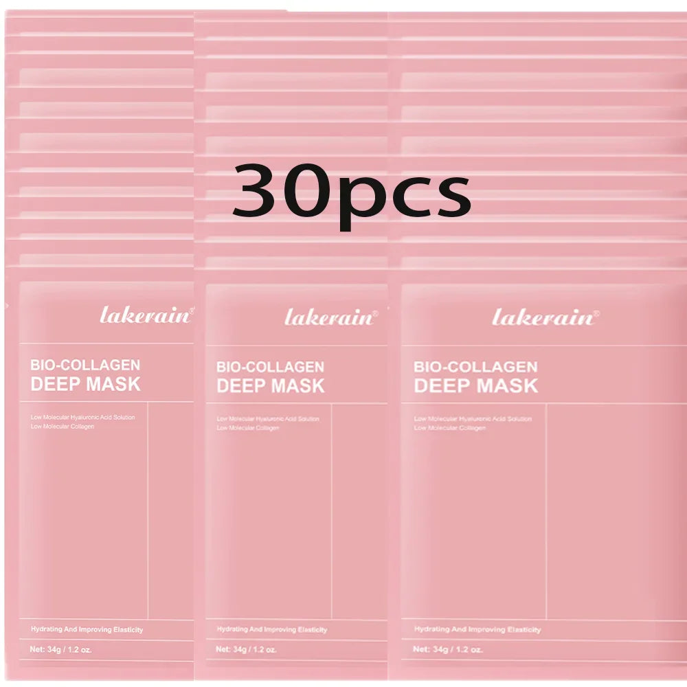 Collagen Face Mask Shrink Pores Deep Hydrating Overnight Mask Moisturizing Refreshing Brightening Face Skin Care Masks