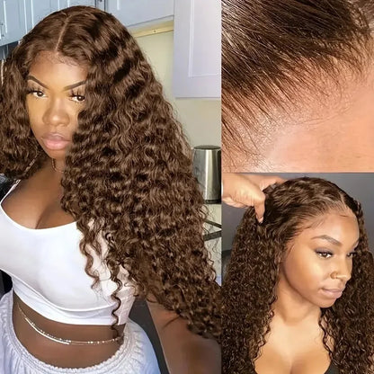 African short curly long hair wigs, fashionable front lace synthetic fiber full head wig