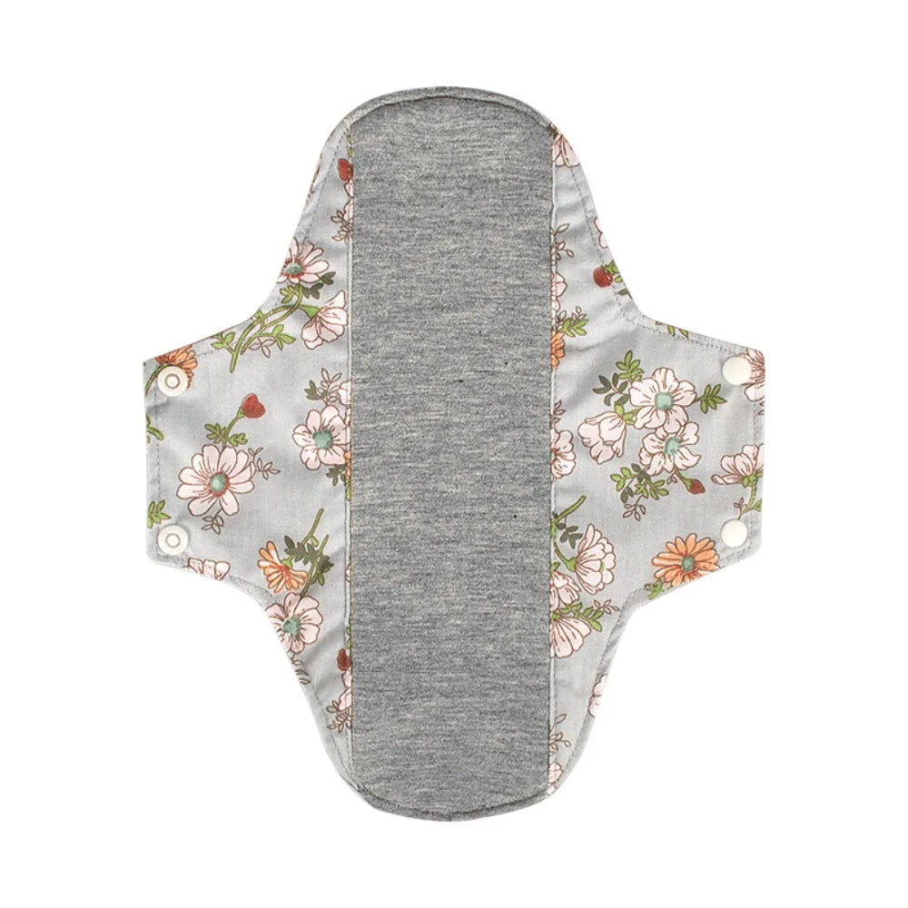 Graphene Reusable Sanitary Pads Leak Proof with Waterproof Layer Menstrual Cloth Pads Soft Anti-Slip Panty Liner Incontinence