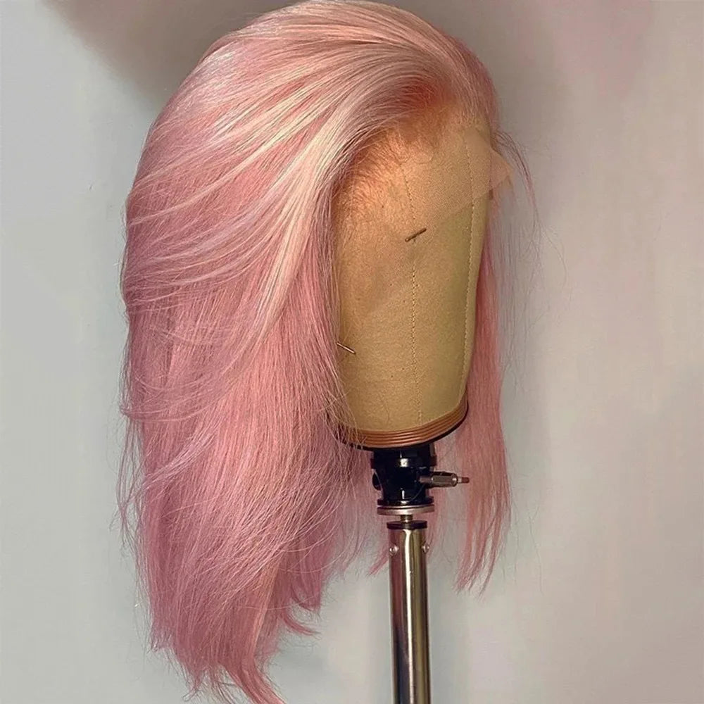613 Blonde 13x4 Hd Lace Front Wig Layered Straight Natural Hairline Glueless Synthetic High Quality Cheap Lace Wig For Women