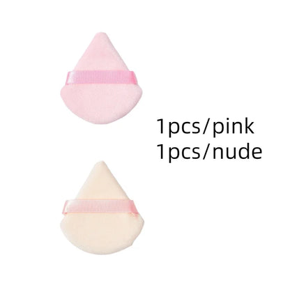 Colorful Triangle Makeup Puff Cosmetic Powder Pufff Makeup Sponge Puff Dry Use Women Smooth Beauty Washable Face Makeup Tool New