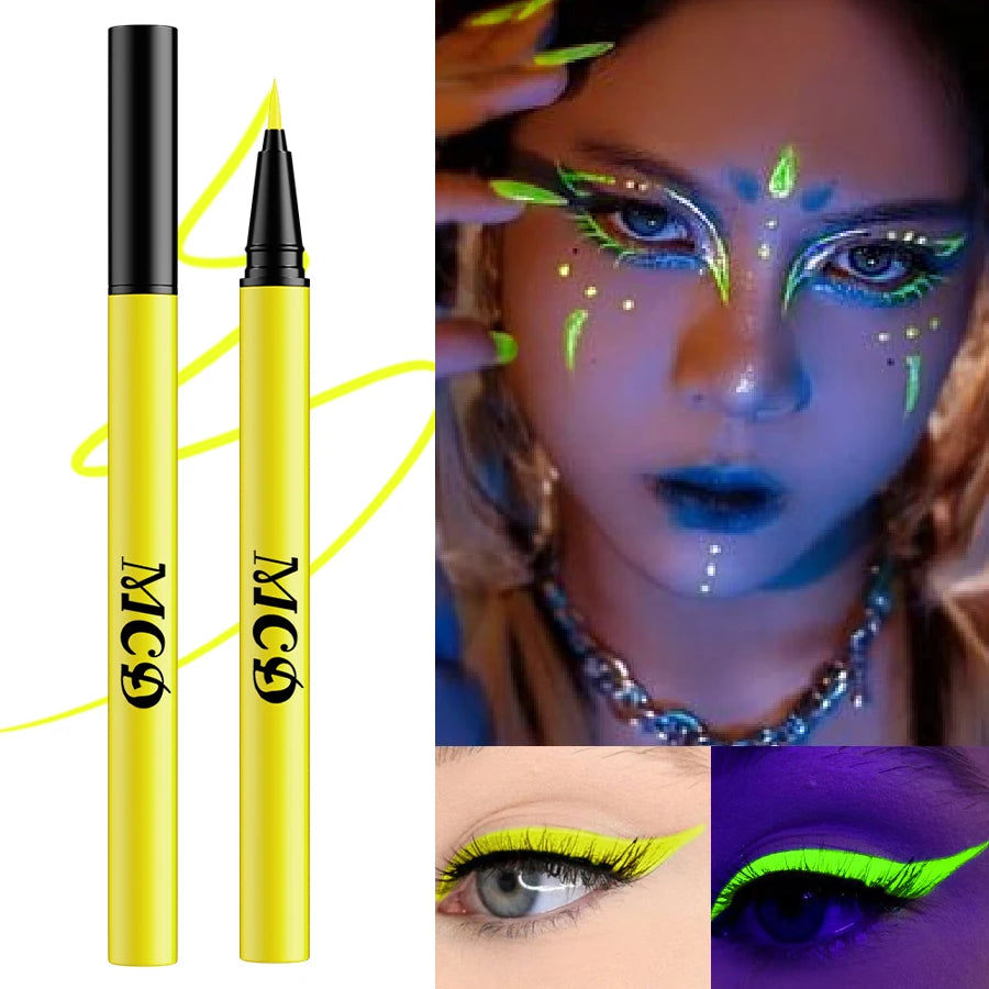 8 Colors Face Body Painting 1PC UV Light Neon Face Paint Art Makeup Blue Green Waterproof Christmas Party Body Paint Cosmetics