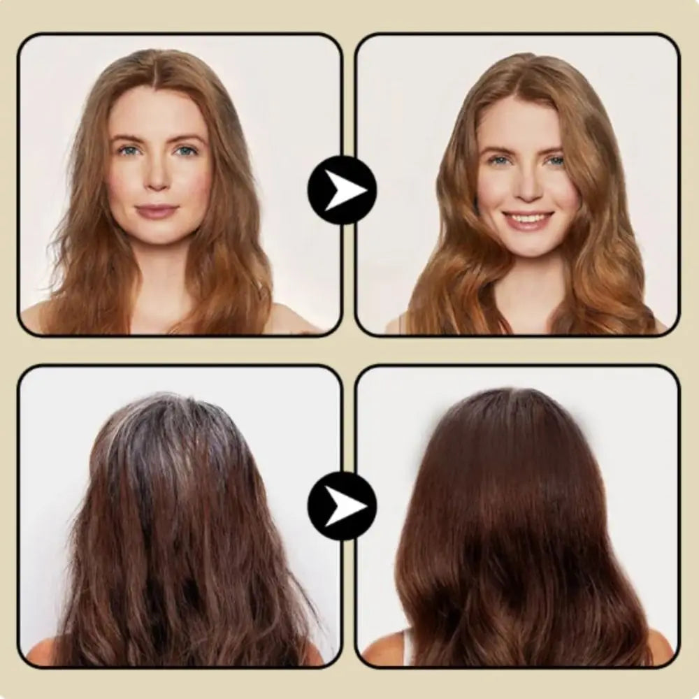 New Waterproof Comb Hair Dye Black Color Easy to Use Hair Colouring Cream Sweat-proof 2 in 1 Instant Dye for Gray Hair Coverage