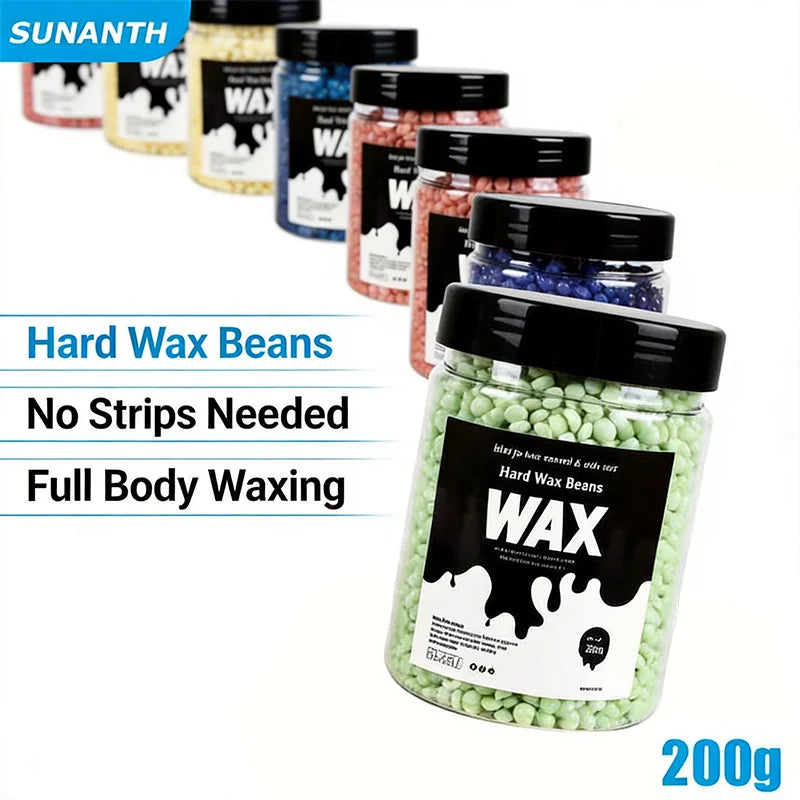 2026 Lavender Hard Wax Beads 200g Painless Formula Gentle For Bikini Brazilian Full Body At Home for Hair Removal