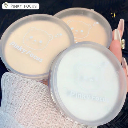 Matte Oil Control Pressed Powder White Brighten Transparent Concealer Lasting Natural Face Makeup Setting Waterproof Cosmetic
