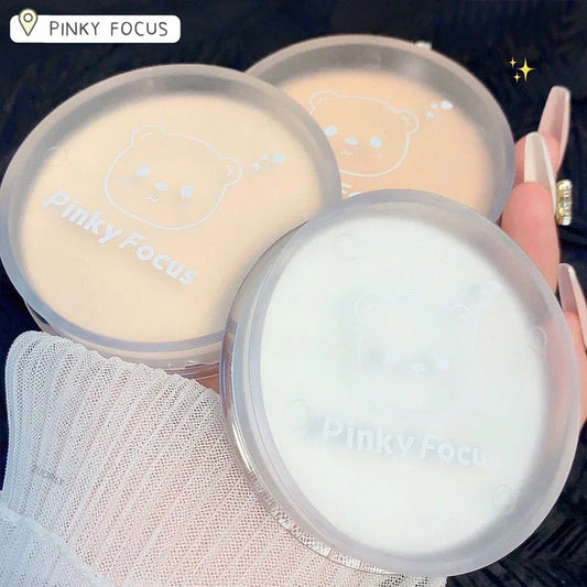 Matte Oil Control Pressed Powder White Brighten Transparent Concealer Lasting Natural Face Makeup Setting Waterproof Cosmetic