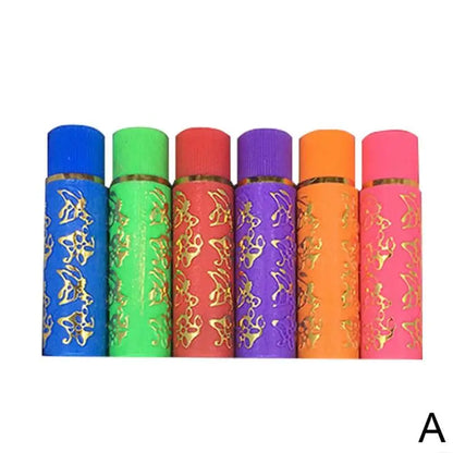 6Pcs/Set Color-changing Lipstick Lip Balm Reduce Lip Lines Repair Long Lasting Moisturizing Velvet Lipstick Exfoliating Lip Base