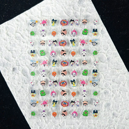 Cute Y2k Stytle Pvc Ancient Small Animals Adhesive Stickers Nail Art Waterproof Diy Charms Loptop Phone Case Scrapbook Sticker